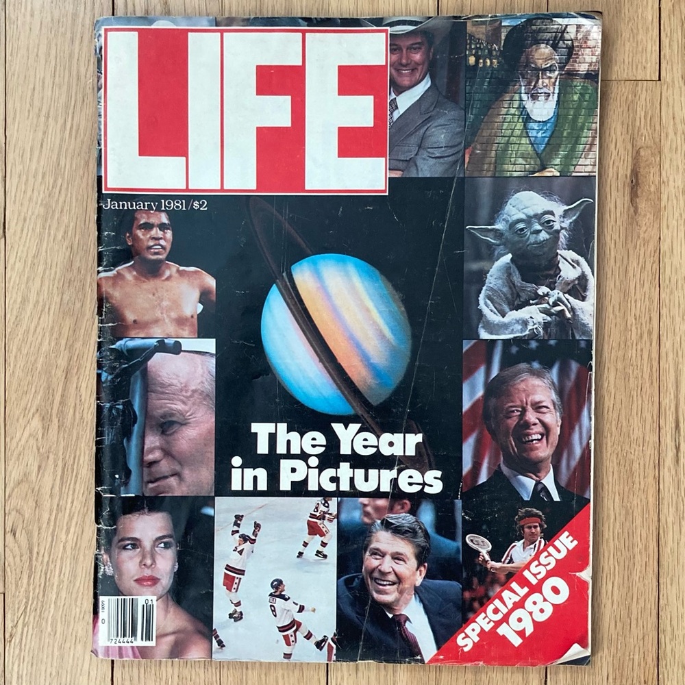 LIFE MAGAZINE January 1981
Special Issue 1980 The Year in Pictures